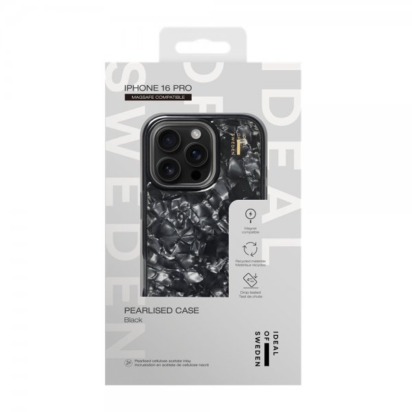 iPhone 16 Pro Kuori Pearlised Case MagSafe Musta