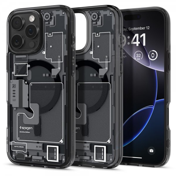 iPhone 16 Pro Kuori Ultra Hybrid Zero One MagFit Musta