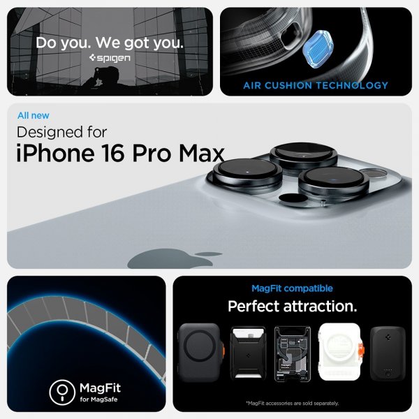 iPhone 16 Pro Kuori Ultra Hybrid Zero One MagFit Musta