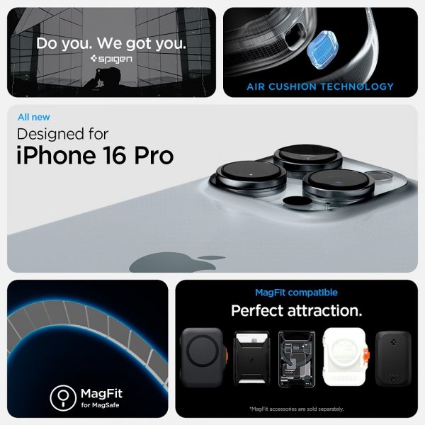 iPhone 16 Pro Kuori Ultra Hybrid Zero One MagFit Musta