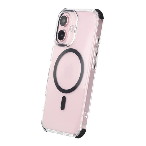 iPhone 16 Kuori TPU MagSafe Musta