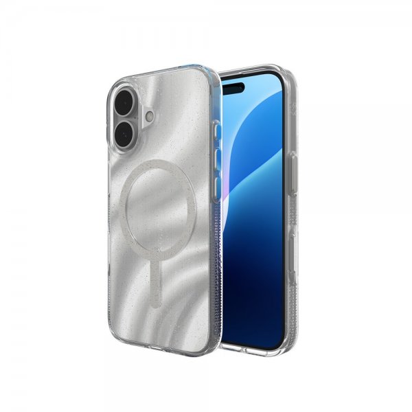 iPhone 16 Kuori Milan Snap Swirl Glitter