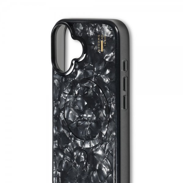 iPhone 16 Kuori Pearlised Case MagSafe Musta