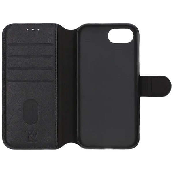 iPhone 16e/17e Kotelo Aito Nahka Musta