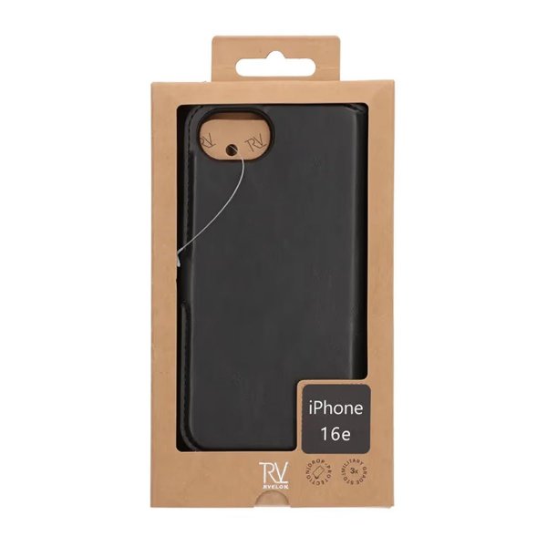 iPhone 16e/17e Kotelo Detachable Wallet Case Musta
