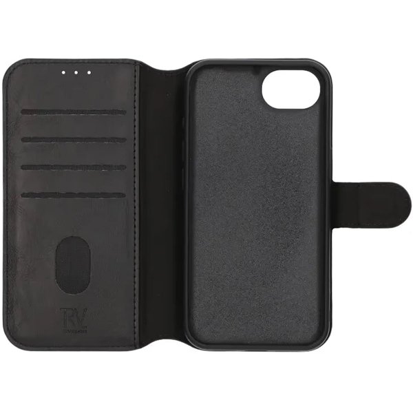 iPhone 16e/17e Kotelo Detachable Wallet Case Musta