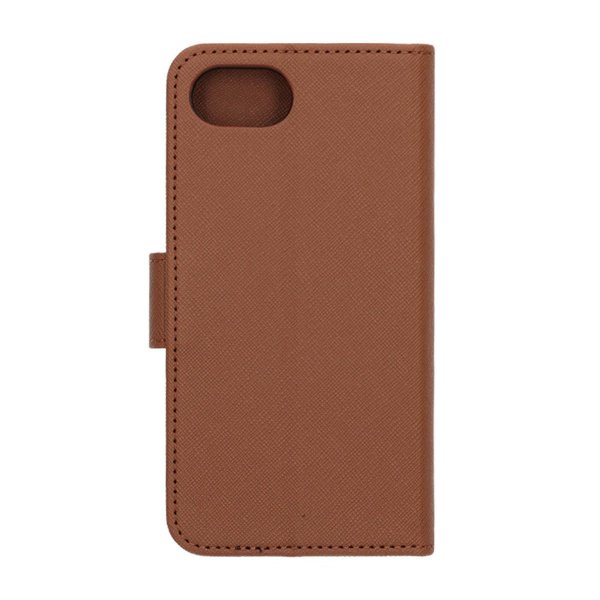 iPhone 16e/17e Kotelo Korttitaskulla Telinetoiminto Ruskea