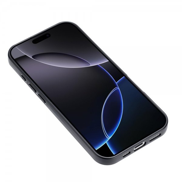 iPhone 16e/17e Kuori Feather Series Raven Black