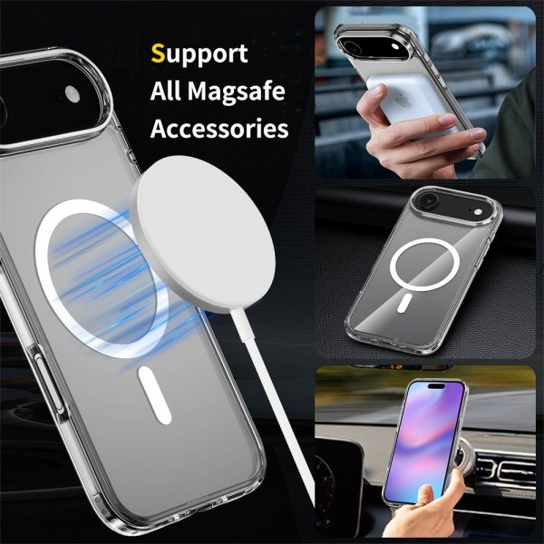 iPhone Air Kuori Feather Series MagSafe Läpinäkyvä