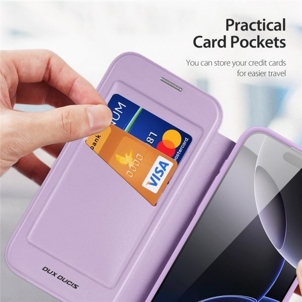 iPhone 17 Pro Max Kotelo Skin X Pro Series MagSafe Violetti