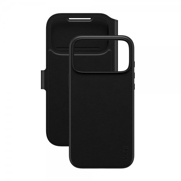 iPhone 17 Pro Max Kotelo Tango Two-in-One Wallet MagSafe Musta