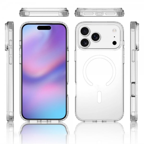 iPhone 17 Pro Max Kuori Feather Series MagSafe Läpinäkyvä