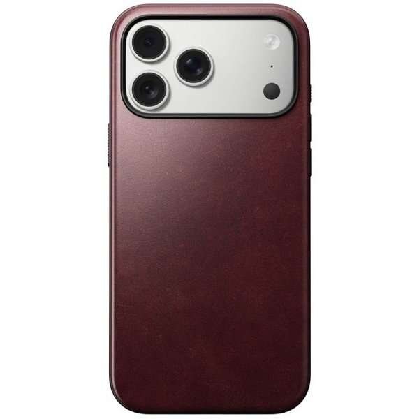 iPhone 17 Pro Max Kuori Modern Leather Case Horween Burgundy