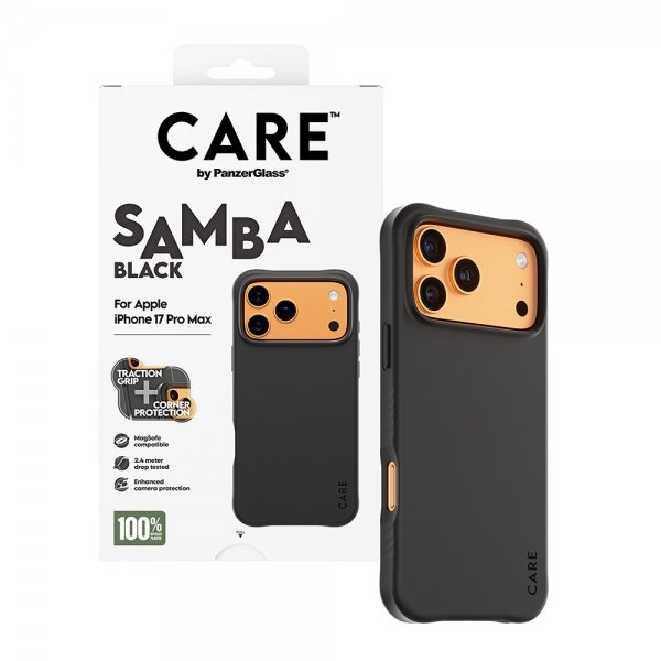 iPhone 17 Pro Max Kuori Samba MagSafe Musta