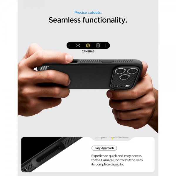 iPhone 17 Pro Kuori Rugged Armor MagFit Matte Black