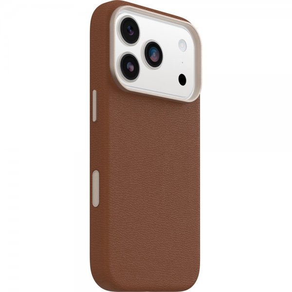 iPhone 17 Pro Kuori Symmetry Cactus Leather MagSafe Desert Saddle
