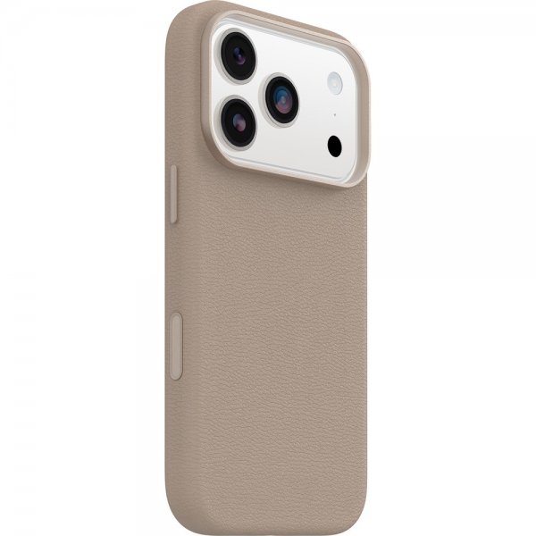 iPhone 17 Pro Kuori Symmetry Cactus Leather MagSafe Grey Comfort