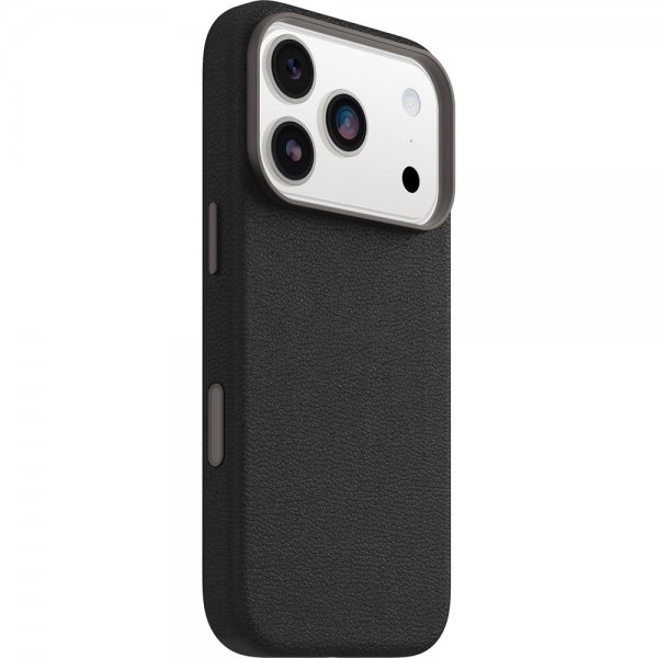 iPhone 17 Pro Kuori Symmetry Cactus Leather MagSafe Noir Ash
