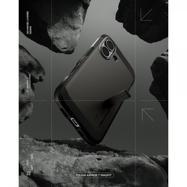iPhone 17 Kuori Tough Armor T MagFit Gunmetal