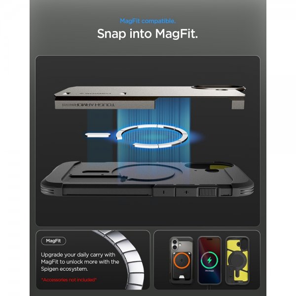 iPhone 17 Kuori Tough Armor T MagFit Gunmetal