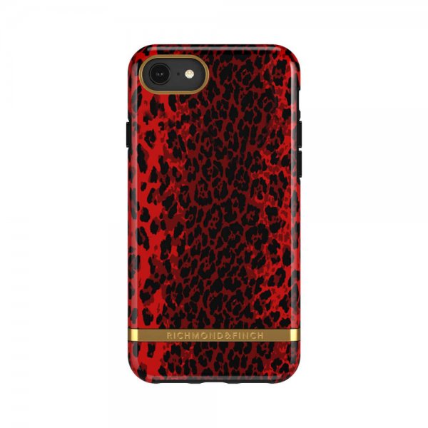 iPhone 6/6S/7/8/SE Suojakuori Red Leopard