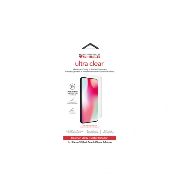 iPhone 6/6S/7/8/SE Näytönsuoja Ultra Clear