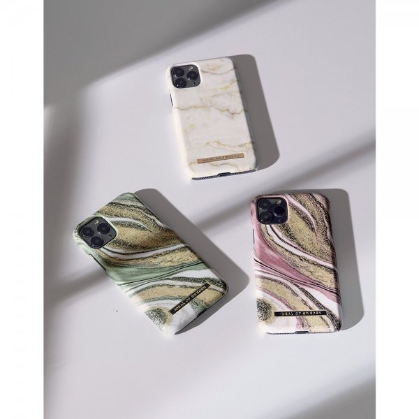 iPhone 6/6S/7/8/SE Kuori Fashion Case Cosmic Green Swirl