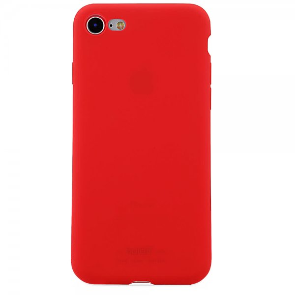 iPhone 7/8/SE Kuori Silikonii Ruby Red