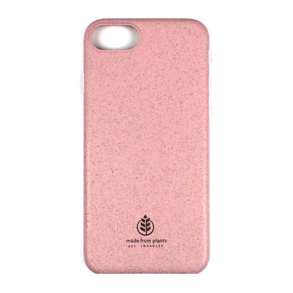 iPhone 6/6S/7/8/SE 2020 Suojakuori Valmistettu kasveista Soft Pink