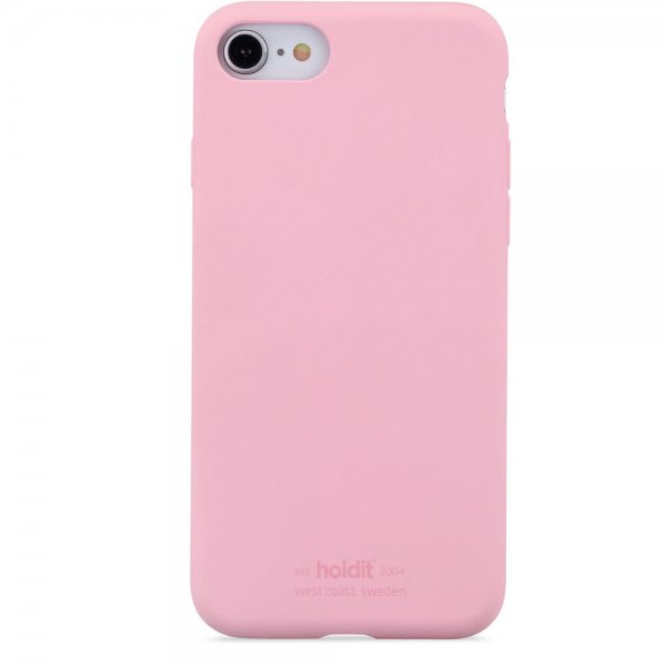 iPhone 7/8/SE Kuori Silikonii Vaaleanpunainen