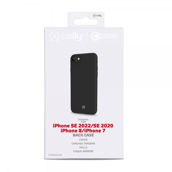 iPhone 7/8/SE Kuori CROMO Musta
