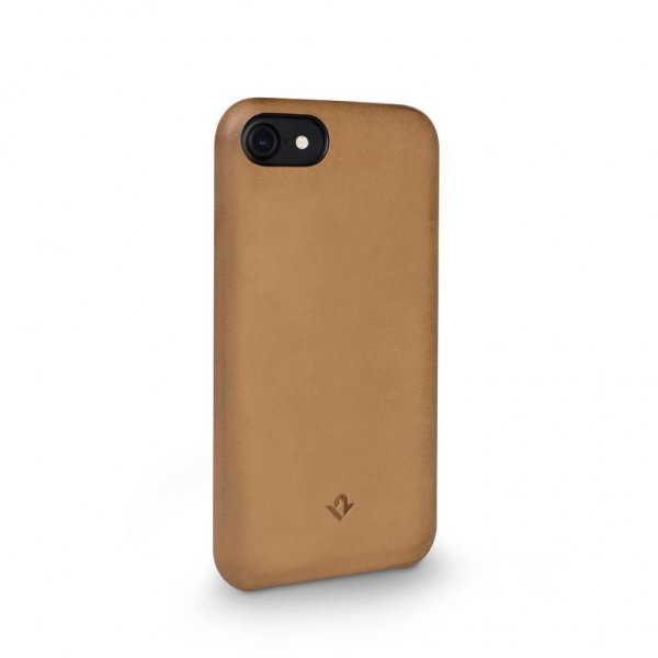 iPhone 7/8/SE Kuori Relaxed Leather Cognac