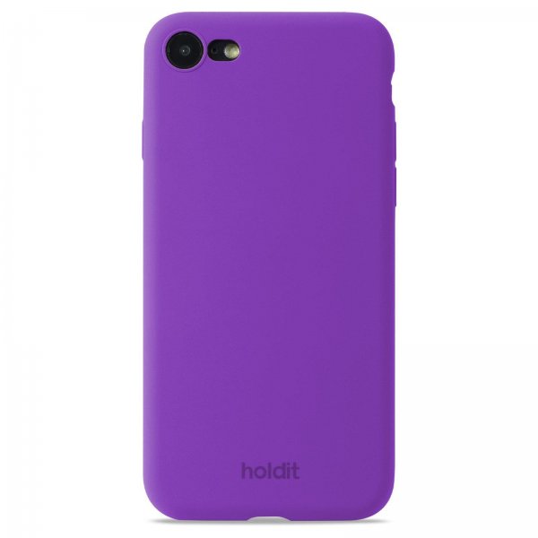 iPhone 7/8/SE Kuori Silikoni Bright Purple