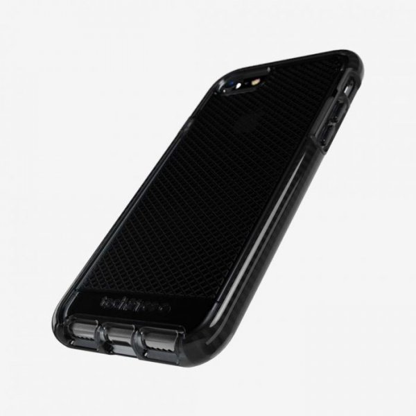 iPhone 7/8/SE Skal Evo Check TPU Transparent Svart