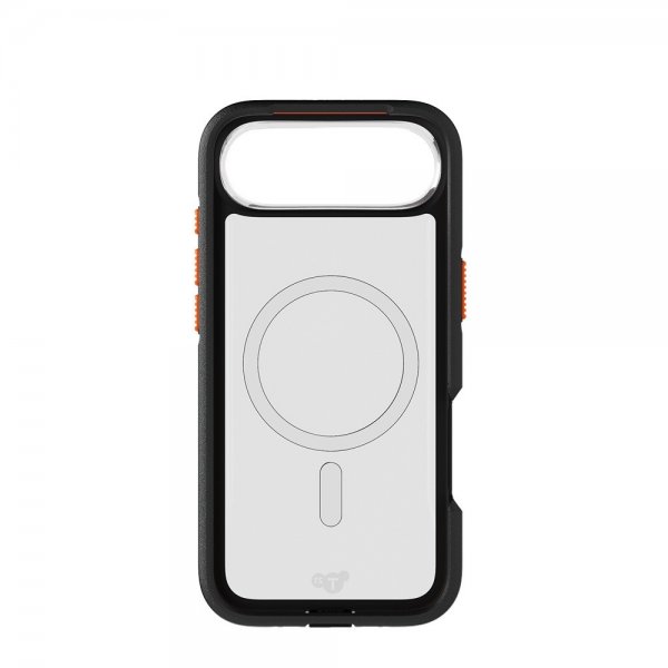 iPhone Air Kuori EvoPro MagSafe Läpinäkyvä Musta