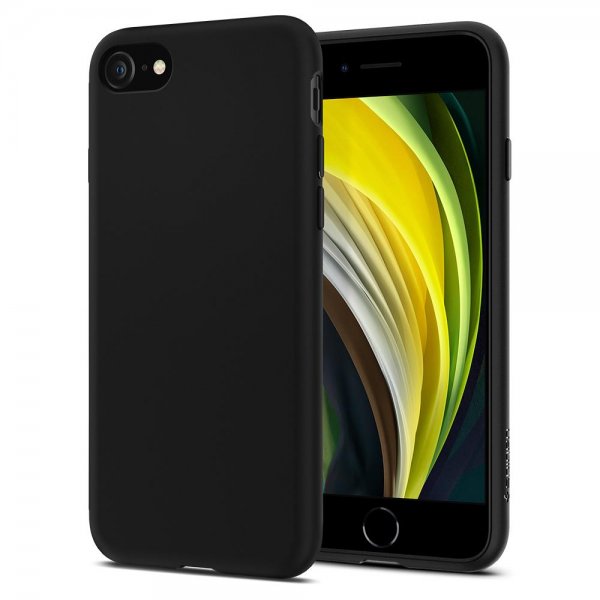 iPhone SE 2020 Kuori Liquid Crystal 2 Matte Black