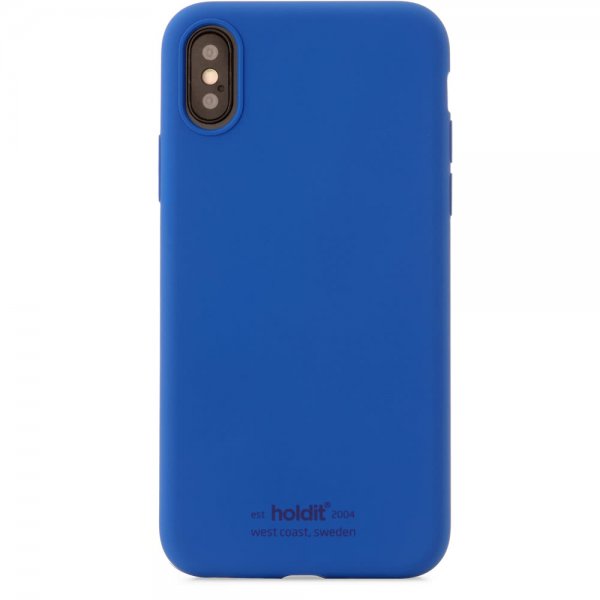 iPhone X/Xs Suojakuori Silikoni Royal Blue