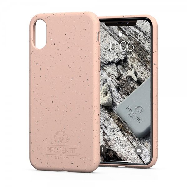 iPhone X/Xs Kuori Bio Cover Salmon Pink