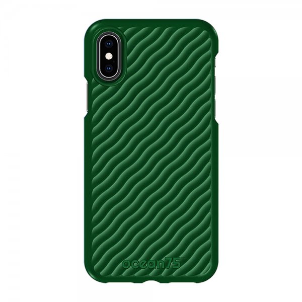 iPhone X/Xs Suojakuori Ocean Wave Turtle Green