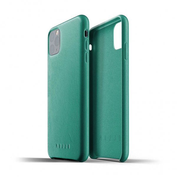iPhone 11 Pro Max Kuori Full Leather Case Alpine Green
