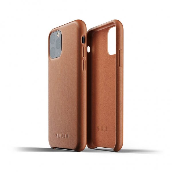 iPhone 11 Pro Kuori Full Leather Case Tan