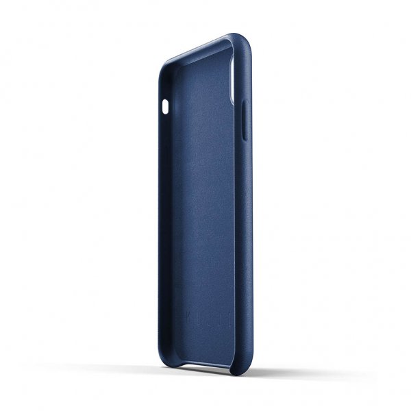 iPhone Xs Max Kuori Full Leather Case Musta