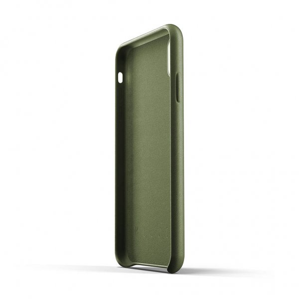 iPhone Xs Max Kuori Full Leather Case Musta