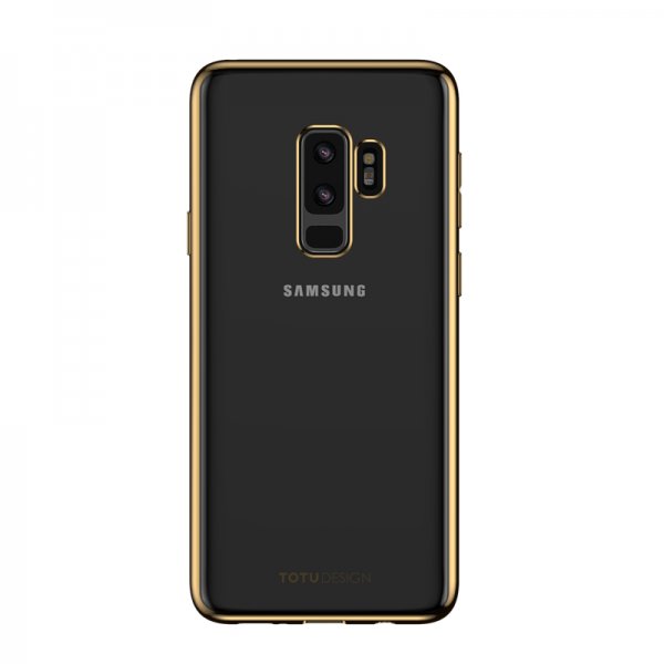 Jane Series till Samsung Galaxy S9 Plus Suojakuori TPU-materiaali-materiaali Keltainend