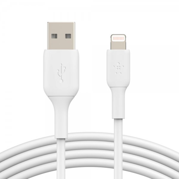 Kaapeli BOOST↑CHVihainenE Lightning USB-A 0.15 m Valkoinen