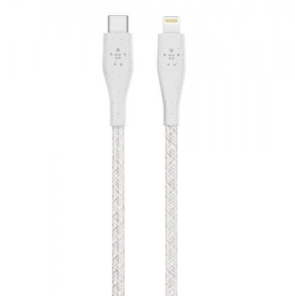 Kaapeli DuraTek Plus Lightning USB-C 1.2 m Valkoinen