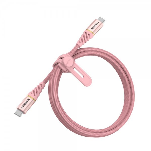 Kaapeli Fast Charge Premium USB-C to USB-C Cable 1m Shimmer Rose