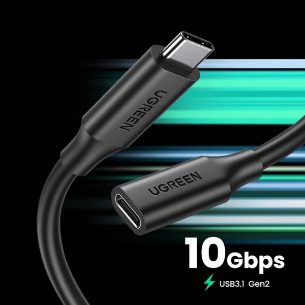 Kaapeli USB-C Extension Cable 100W 4K 1m