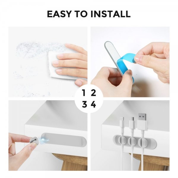 Kaapelipidike WG15 Magnetisk Harmaa