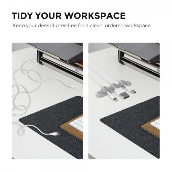 Kaapelipidike WG15 Magnetisk Harmaa